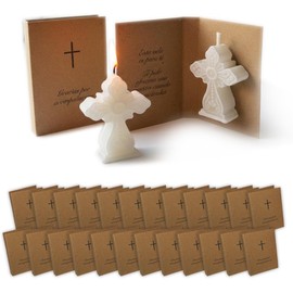 24 Mini Recuerdos Velas Aromáticas Bautizo Boda Primera Comunion Novenario Confirmación Baby Shower Luctuoso
