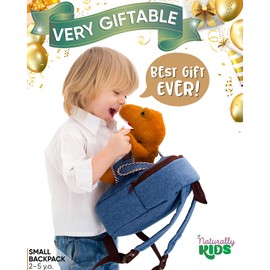 Dinosaur Toys for Kids 3-5, Dinosaur Toys for Kids 2-4, Birthday Gifts for 2 Year Old Boy, Gifts for 3 Year Old Boys, Toddler Backpack