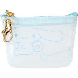 Tees Factory SR-5544104CR Sanrio Chocotto Triangular Clear Pouch, Cinnamoroll, H2.4 x W 3.7 x D 1.2 inches (6 x 9.5 x 3 cm)