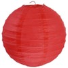 Santex Laternen 30 cm 2 Stück rot - Papierlaternen Lampions