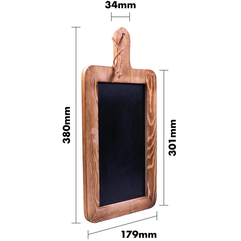 Freestanding or Hanging Double Sided Paddle Chalkboard - Promote Special