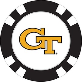 Team Golf Collegiate Collegiate Ball Marker and Poker Chip, Georgia Tech
