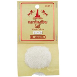 ADD. MATE Cat Toy, Marshmallow Ball, White