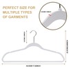 Quality Hangers 20 Pack Non-Velvet Plastic Hangers for Clothes -