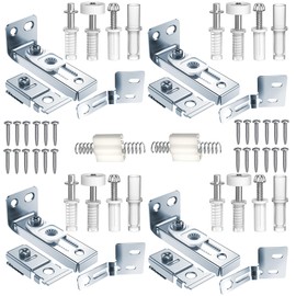 Bifold Door Hardware kit for 7/8" to 1" Track, Bifold Door Installation and Repair Parts (4-Sets Bifold Door Hardware kit)…