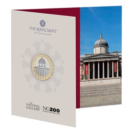 CrawleyCoins 2024 The National Gallery UK £2 Brilliant Uncirculated Coin in Mint Sealed Pack
