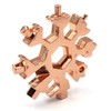 18 in 1 Stainless Steel Multifunctional Tool, Snowflakes Multifunction Tool,