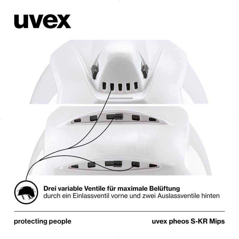 uvex pheos S-KR MIPS Protective Helmet - Industrial Protective Helmet