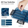 THKFISH Caja de aparejos de pesca 3600-1 pieza impermeable flotante