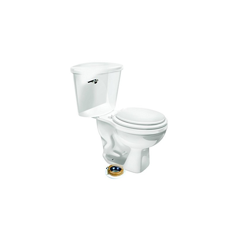 Fluidmaster 7513 Extra Thick Wax Toilet Bowl Gasket with Flange,