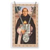 St. Thomas Aquinas 1-inch Pewter Medal Pendant Necklace with Holy
