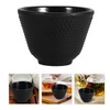 DECHOUS Cast Iron Tea Cup Coffee Cup Black Cast Iron