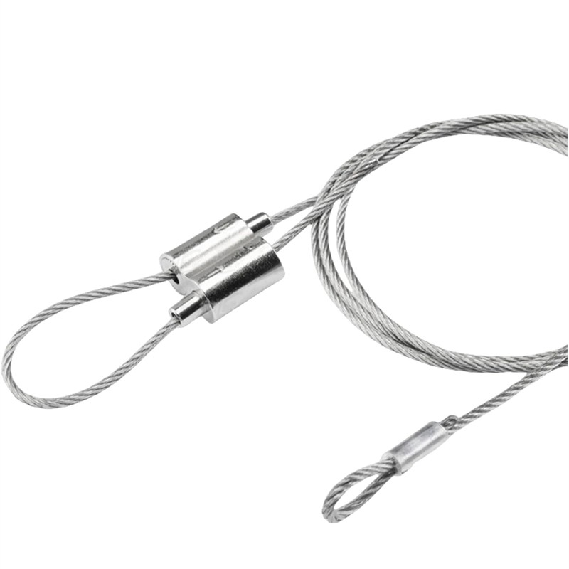 10 Pack Wire Rope Cable Clamp, 1/16" Stainless Steel Wire
