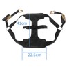 MOTO4U Motorcycle Tie Down Bundle, 1PK Rear Wheel Tie Down