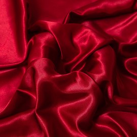 Satin Fabric by The Yard ，60 Inch Wide ，Soft Charmeuse Silk Satin Fabrics for Sewing,Wedding Dress,DIY Craftings, Costumes,Draping,Table Runner,Cloth Napkins (Burgundy, 5yard)
