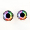 Rainbow Eyes with Sew in Loops 16mm Glass Eye Cabochons