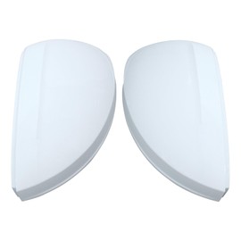 ApplianPar 2Pcs White Left and Right RearView Mirror Cover for Tiguan 2018 2019 2020 2021 2022