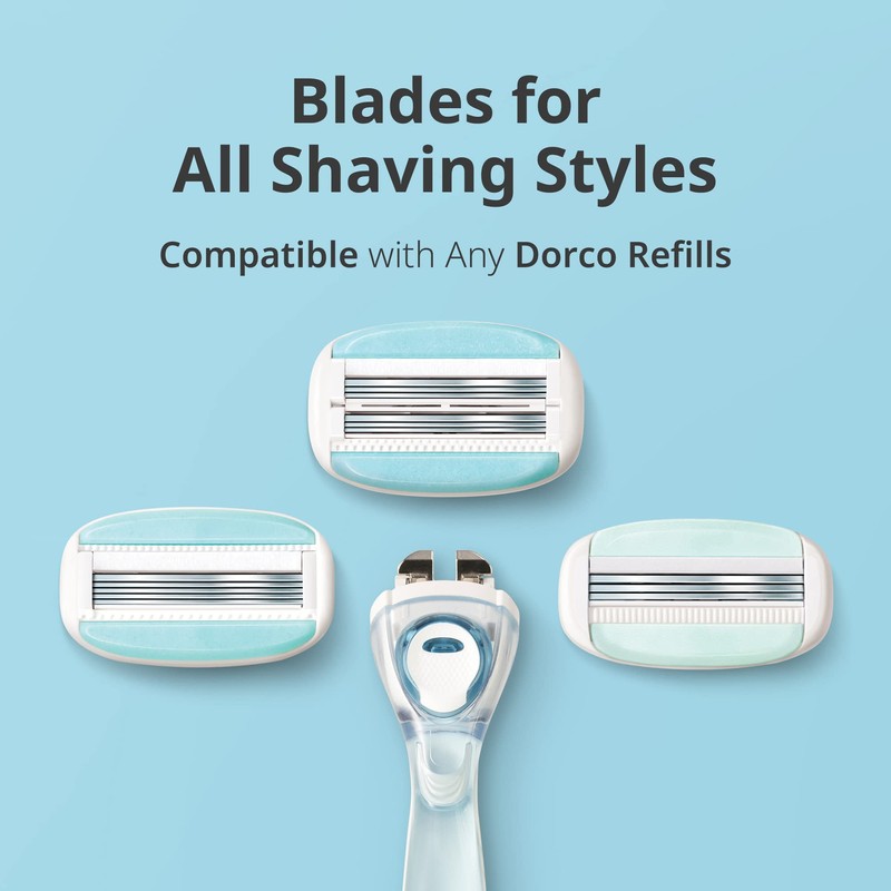 Dorco NEW EVE 6 Women’s 6 Blades Refills x 8
