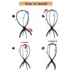 Estetica Case Of 12 Wig Hat Stands Black Brand New
