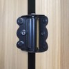 Kimberly Bay Screen Door Hardware Kit with Self-Closing Hinges, Black