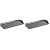 Reston Lloyd Calypso Basics Tidbit Tray, Grey (Pack of 2)
