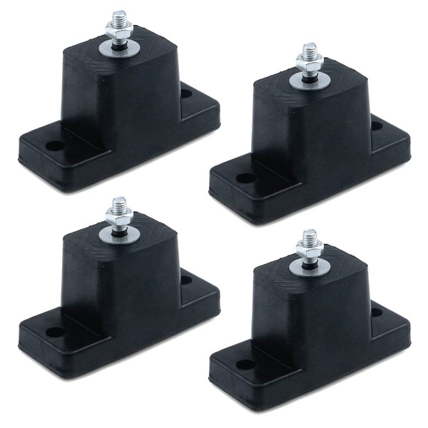 Quluxe Rubber Studs Shock Absorber Anit-Vibration Isolator Mounts for Mini