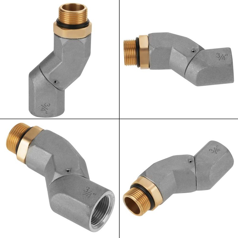 3/4" Fuel Transfer Hose Swivel, 360 Rotary Universal Joint with