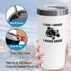 Landscaper White Edition Tumbler 20oz - I came. I mowed