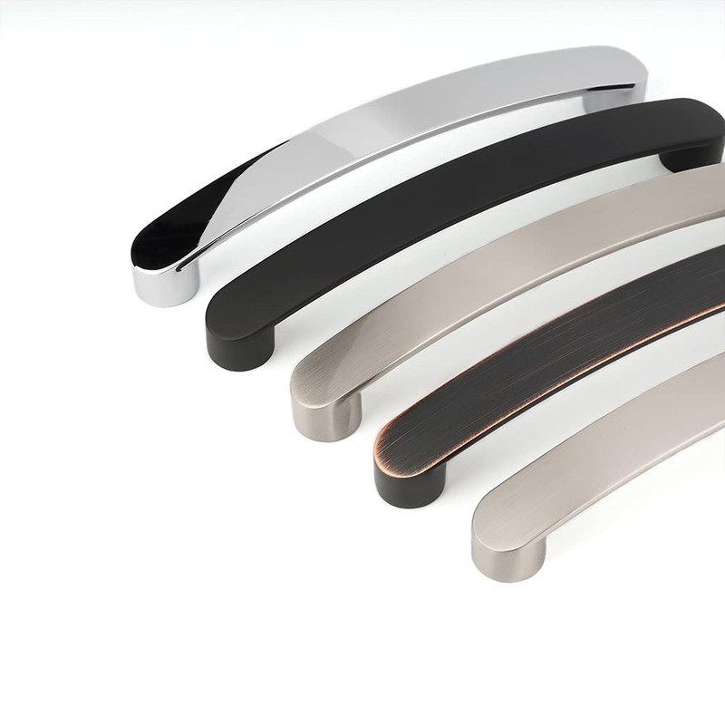 KOOFIZO 20-Pack Round Foot Cabinet Arch Pull - Chrome Furniture