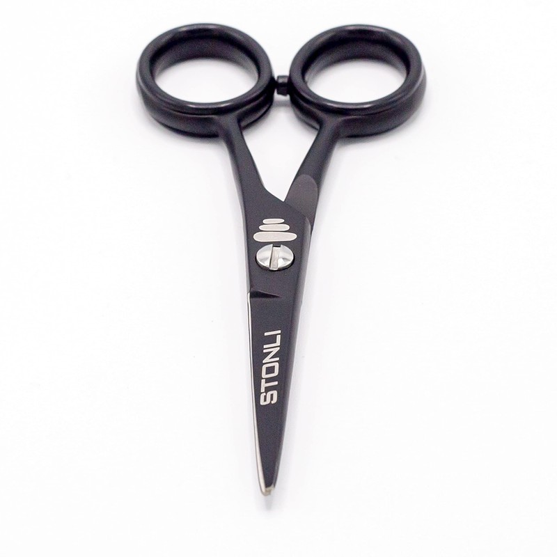 STONLI 4.5 inches Beard and Moustache Scissors - Nose Hair