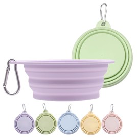 Dog Bowls Pet Collapsible Bowl, 2 Pack,Small,Medium, Large