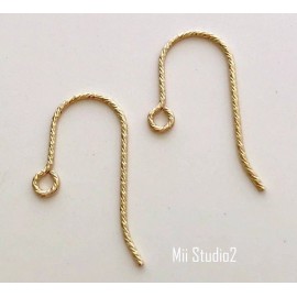 Unbranded 20pcs Sparkle French Ear Wire 14k Gold Filled Earring E61g