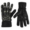 N'Ice Caps Boys Plush Lined Breathable Skeleton Stretch Lightweight Gloves