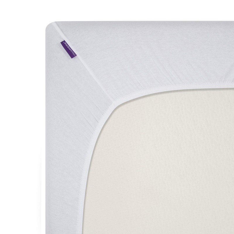 ClevaMama Jersey Cotton Fitted Sheets for Cot, Hypoallergenic and Breathable,