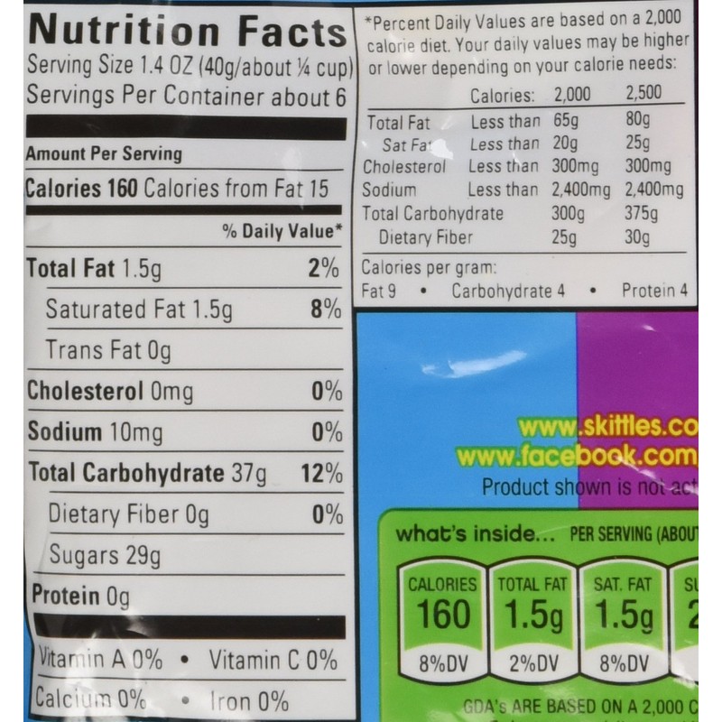 SKITTLES Mash-Ups Wild Berry and Tropical Candy, 9-Ounce Bag