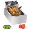 Electric Deep Fryer with Basket for Home Use, Countertop Commercial