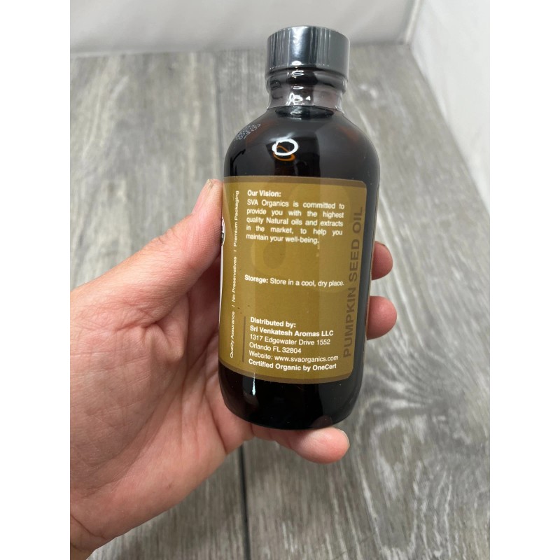 SVA Pumpkin Seed Oil Organic for Face, Skin, Hair 4
