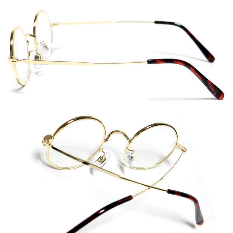 Berkut Date Glasses, Lightweight, Fatigue Resistant, Eye-friendly Lenses, gold/clear