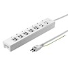 Sanwa Supply TAP-F37-2CLK Power Strip with 5 Interlocking Concentrated Switch