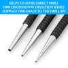 3pcs Centre Punch Set,Nail Punch, Centre Punch, 1/16"", 5/64'', 1/9""(1.5mm-3.0mm)