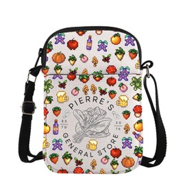 Game Merch Gift Gamer Gift Pierre's General Store Gaming Crossbody Bag for Game Lovers Pelican Town Gift (PIERRE'S Cross)
