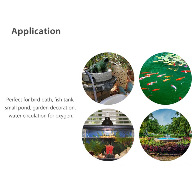 Solar Powered Floating Fountain Bird Bath Water Pump Garden Pond