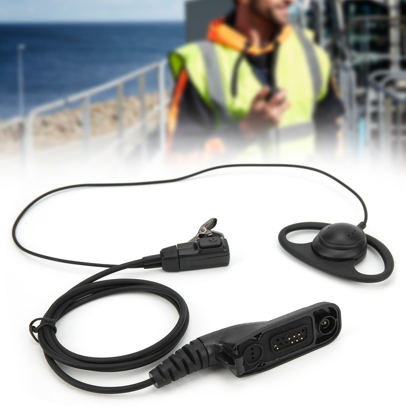 Walkie Talkie Earphone D Shape Comfortable Universal Earpiece Fit for