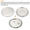 PATIKIL 2.26inch Blank Button Making Supplies,50Pcs Round Badge Parts DIY