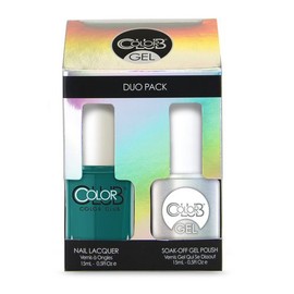Color Club Teal for Two Color Club Gel + Lacquer Duo Includes 1 Each Of 05gel1109 and 05a1109, 0.5 fluid_ounces
