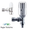 Pegler Bulldog GEN2 15mm Angled TRV Thermostatic Radiator Valve Lockshield