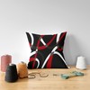 weesire Black and Red Throw Pillow Covers Set of 2