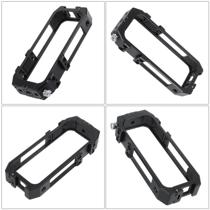 Black Protective Cage Frame Mount Accessories Spare Parts for Insta360