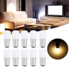 10Pcs 1.5W LED Candle Light Bulb Lamp Repalacement Parts Aceessories