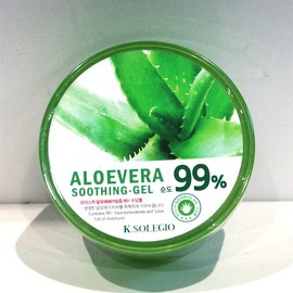 K Solleggio Aloe Soothing Gel 99% Purity 300ml High Moisturizing, Soothing, Nourishing, Elasticity, Exfoliation / k솔레지오 알로에 수딩젤 순도 99% 300ml 고보습 진정 영양 탄력 각질케어